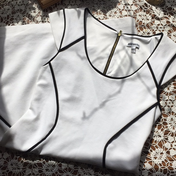 White Express Mini Dress - Picture 2 of 3